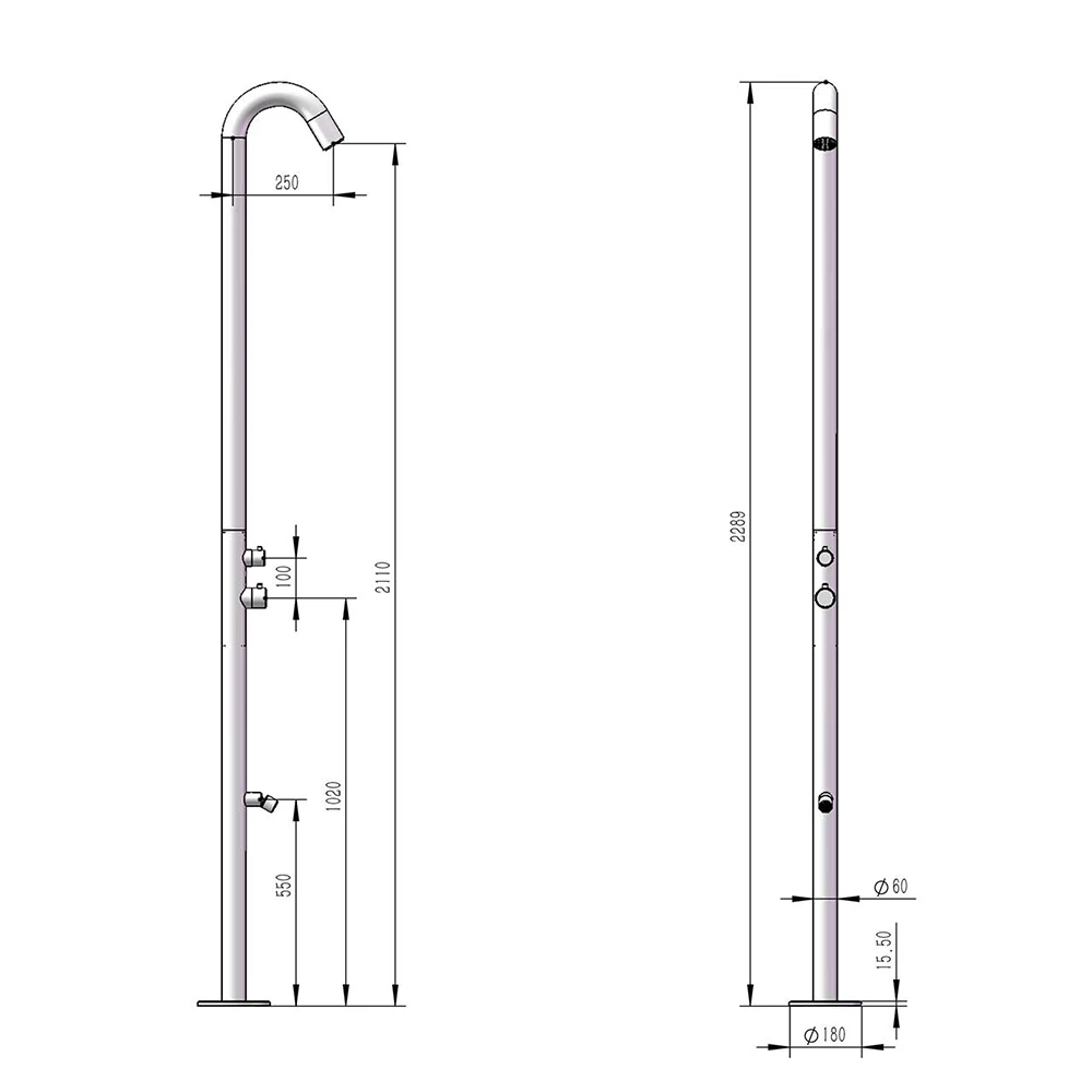 AQT Zwarte Buitendouche - Afbeelding 6