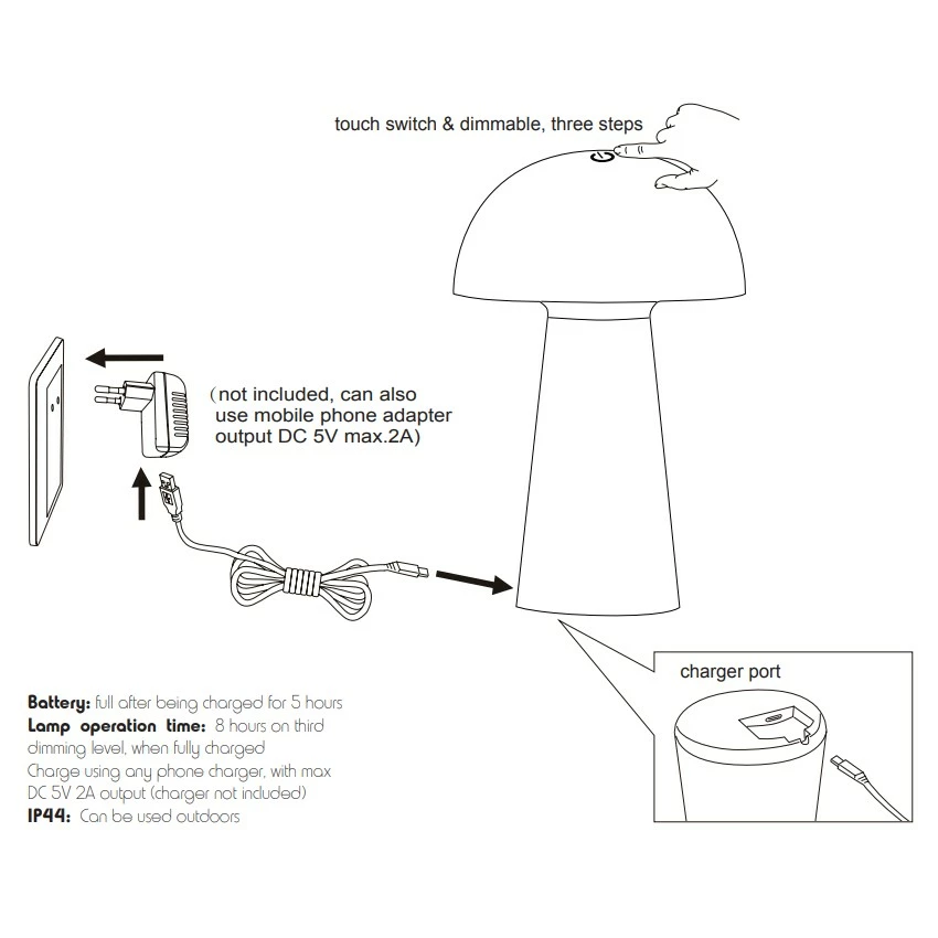 Boleto Fantasia LED Tafellamp - Afbeelding 4