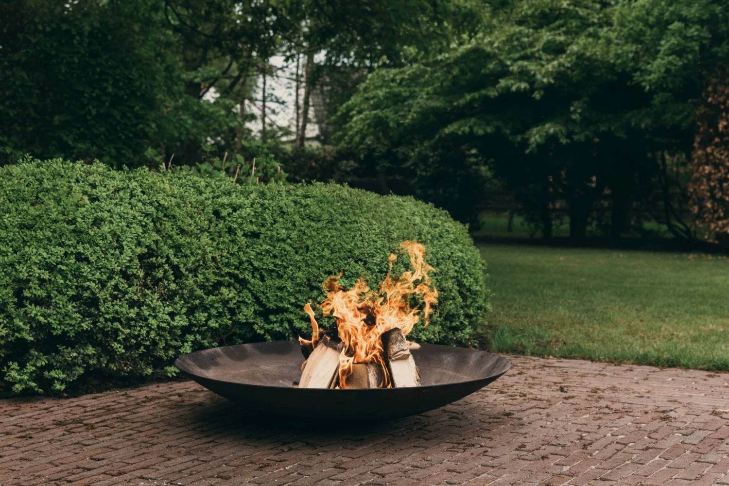 Cortenstaal Vuurschaal Rond - Afbeelding 9