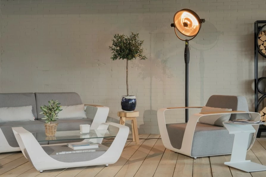 IR Straler Bright Retro Staande Infrarood Warmer 2100 - Afbeelding 2