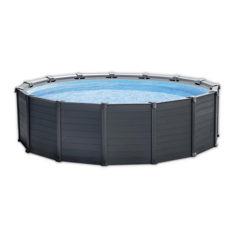 Intex Graphite Panel Pool – 478 X 124 Cm