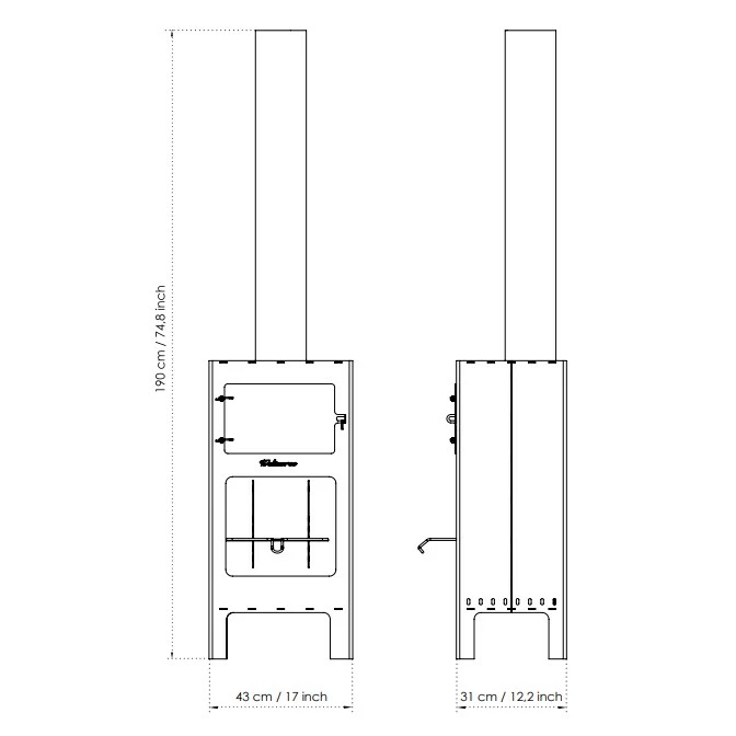 Outdooroven BBQ Pizza Oven - Afbeelding 13