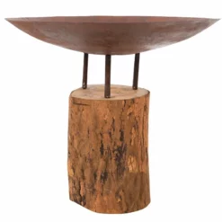 Vuurschaal Firepit Logger Medium Wooden Base