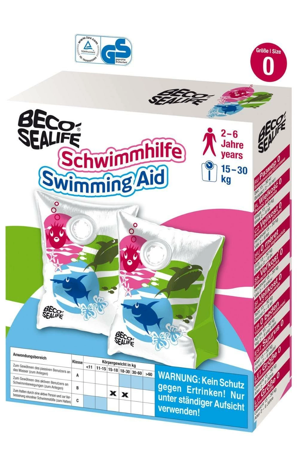 Sealife Beco Armbandjes Groen-roze-blauw - Afbeelding 2