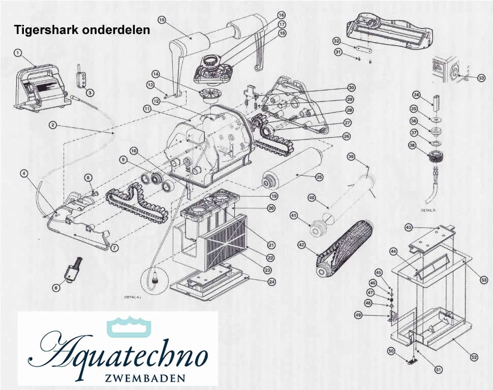 Hayward Tigershark Motor Roulement - Afbeelding 2