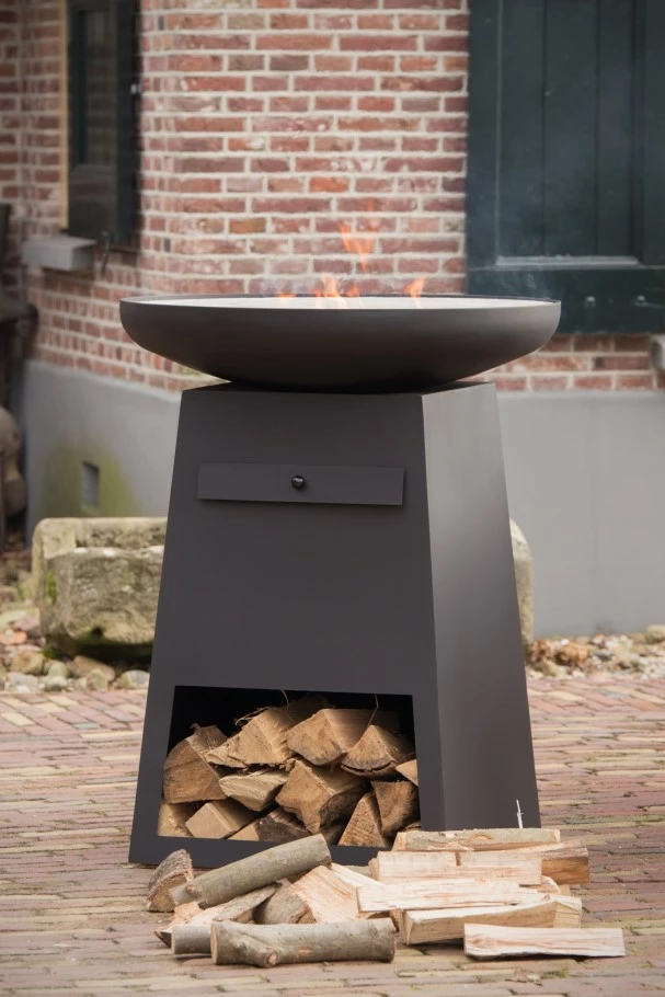 Vuurschaal BBQ Orion Classic ZWART - Afbeelding 2
