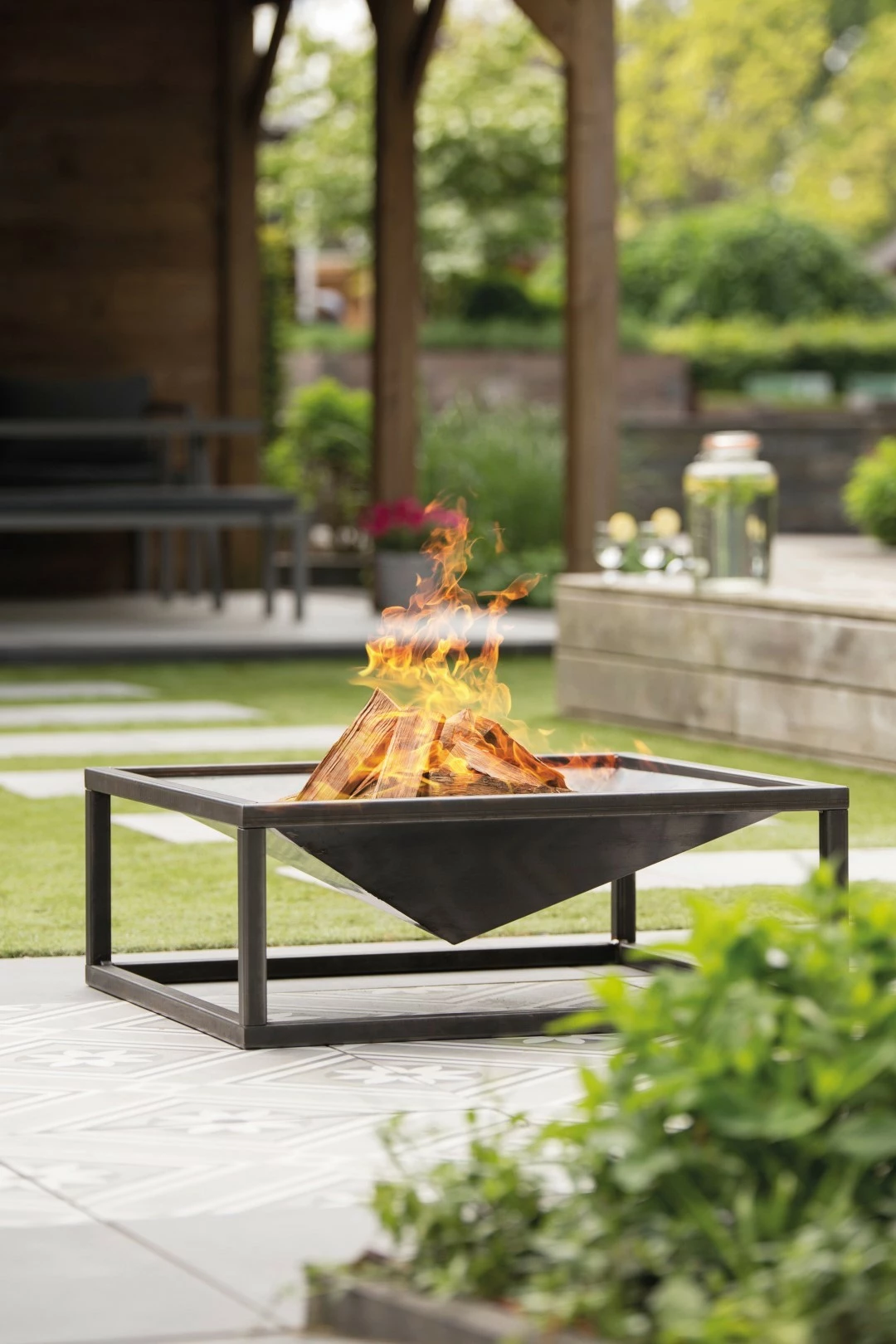 Vuurschaal Firepit Tervo Industrial 80 Cm - Afbeelding 2