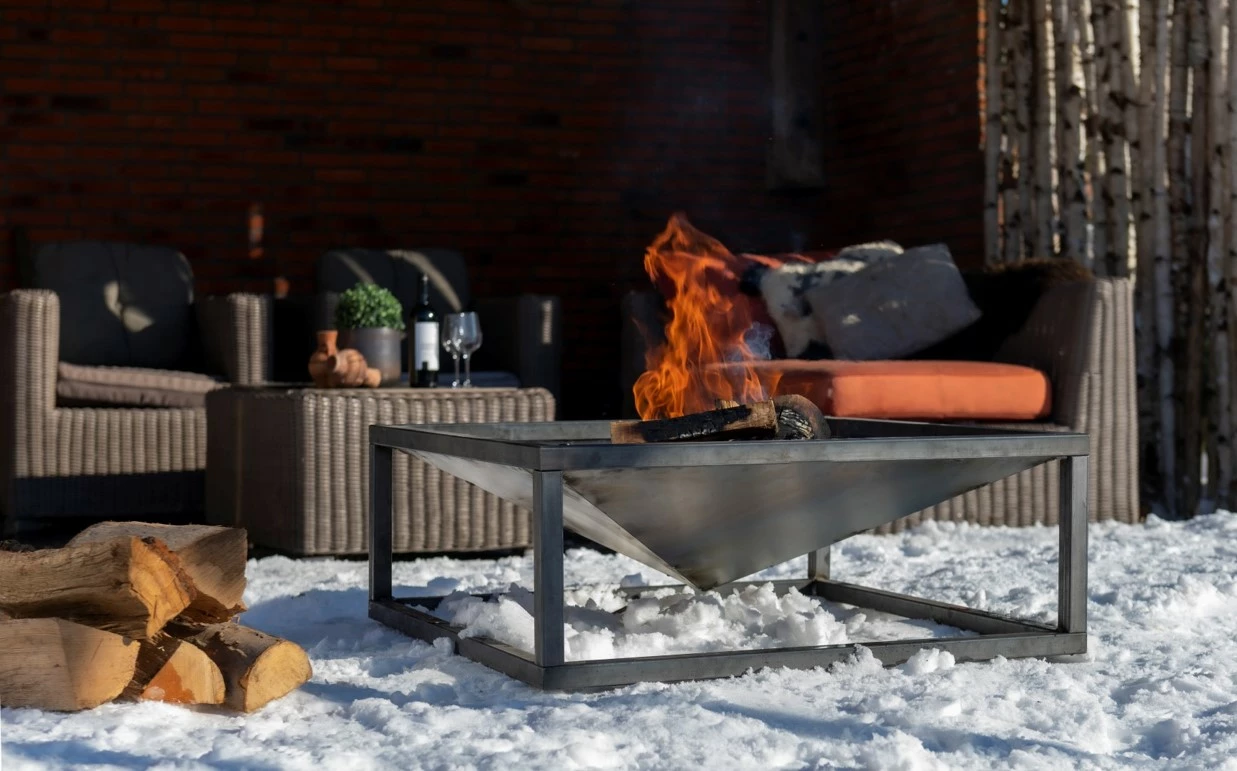 Vuurschaal Firepit Tervo Industrial 80 Cm - Afbeelding 3